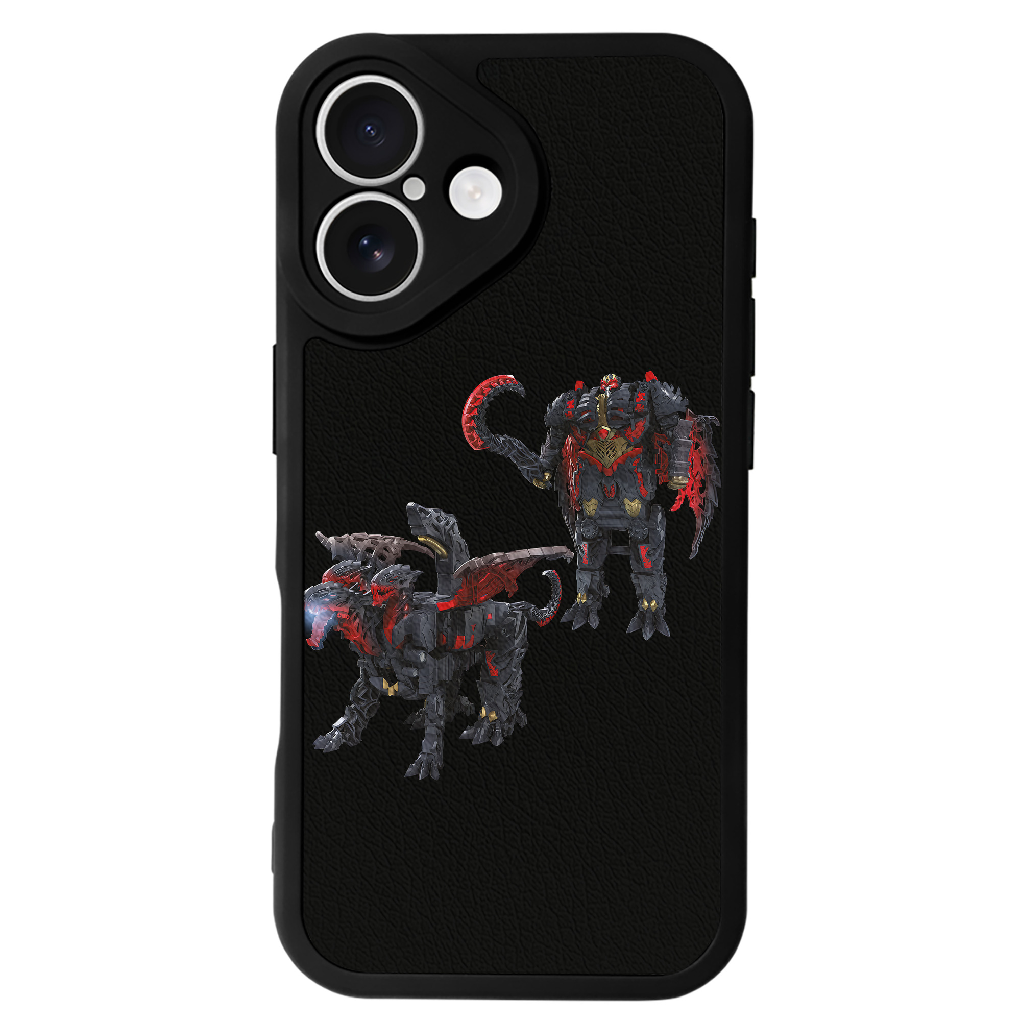 （画像用） Transformers トランスフォーマー 【iPhone 16シリーズ対応】シリコンスマホケース（レザー調） 材質：シリコン
